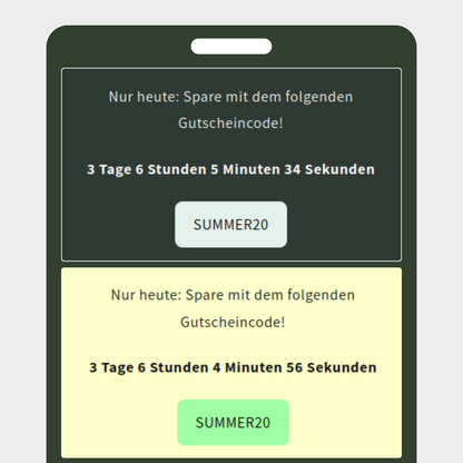 Countdown mit Code